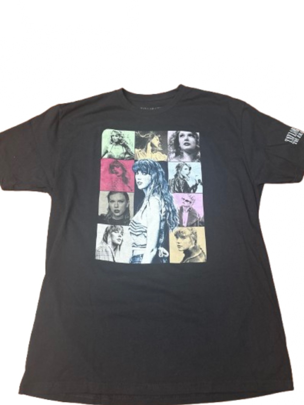 Taylor Swift Official The Eras Tour Graphic T-Shirt - Black Size XL